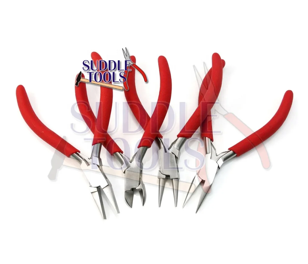 FACTORY DIRECT PRICE BASIC JEWELRY PLIERS DIY JEWELLERY MAKING TOOLS SET for BEGINNERS STUDENTS LEARNERS PROFESSIONALS  S.STEEL