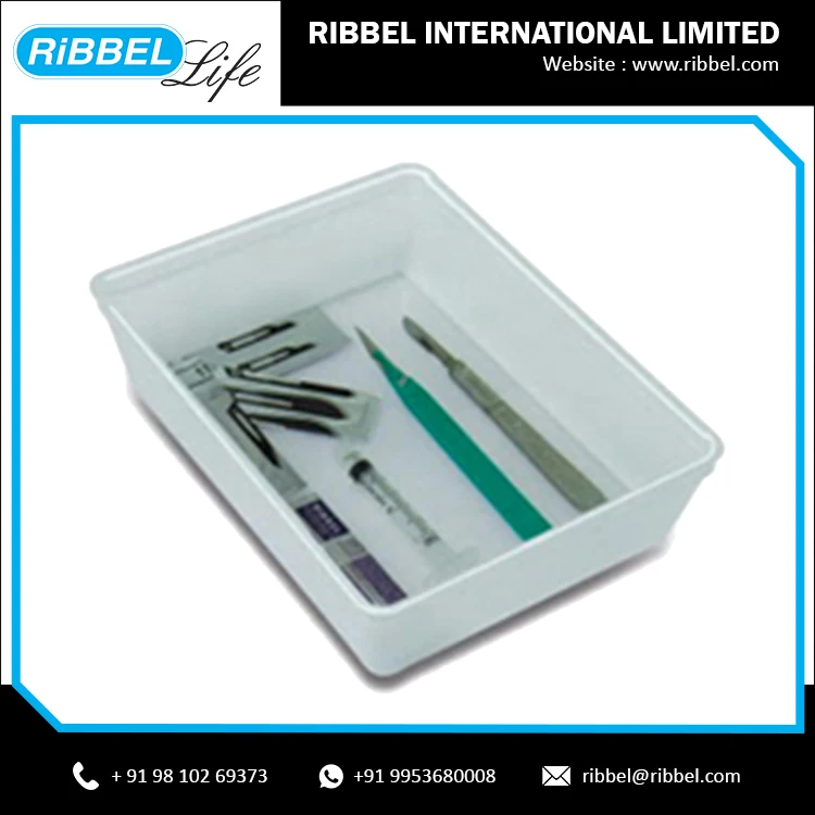 Durable Plastic Made Disposable Plastic Surgical Tray Manufacturer Supplier At Lowest Market