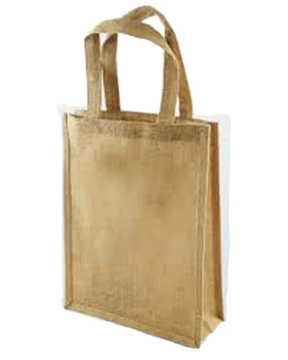Top Sale Jute Laminated Custom Shopping Natural Lamination Custom Print
