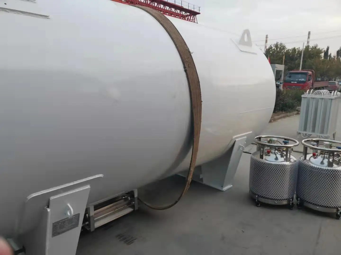 5ton 10tons 20tons 8bar 16bar Pressure Cryogenic Liquid Micro Bulk Tank  Oxygen Argon Nitrogen for Hospital and Factory