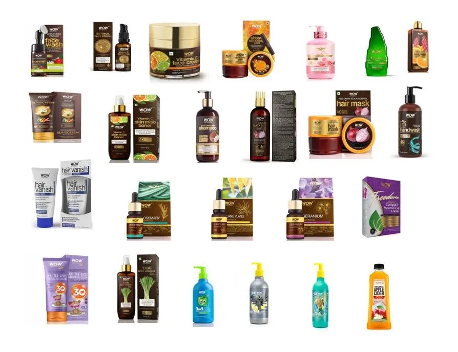 Wow Skincare' Haircare' Bodycare' Wellness Products Available For Wholesale  Price 20% Margin