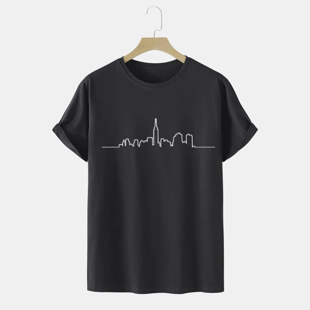 New York City / T-Shirt Print  Printed shirts, Tshirt print, Mens tshirts