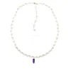 Amethyst & White Agate
