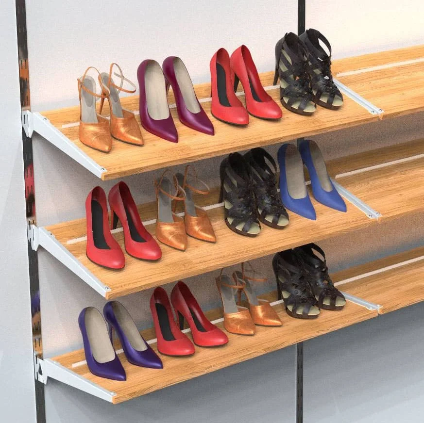 High Heel Display Wall Shoes Holder for Shop Durable Stylish