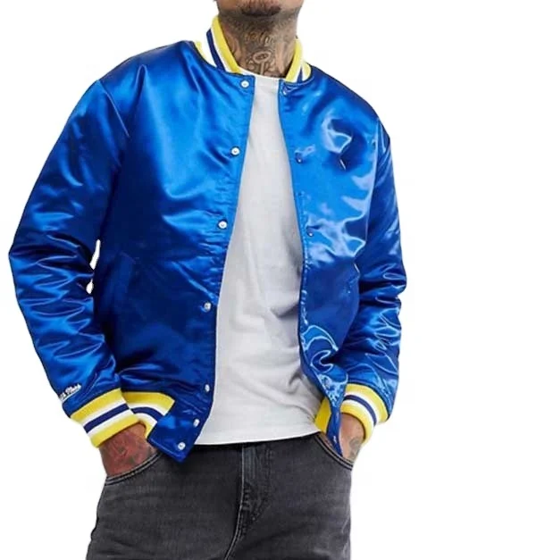 custom satin jacket