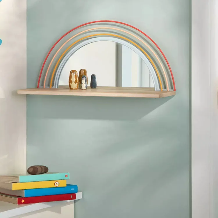 Rainbow Enamel Mirror