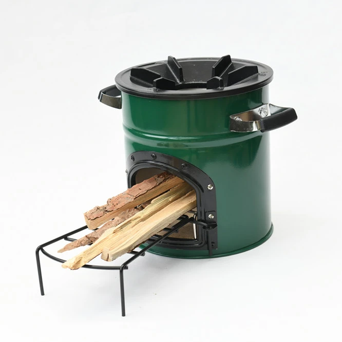 Source Best selling small cast iron wood stove rocket stove wood burning  outdoor camping BBQ on m.alibaba.com