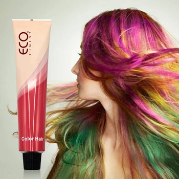 China Wholesale Professional Colorful Hair Natural Herbal Black Low Ammonia Organic Semi Permanent Color Cream Hair Dye