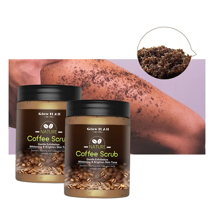 Светящиеся все это частная этикетка на заказ органическое отбеливание подтяжки лица и тела кофе скраб наборы