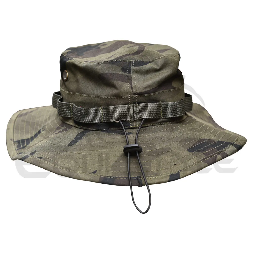 Customized Green Camo Boonie Hat Outdoor Fishing Hunting Hats