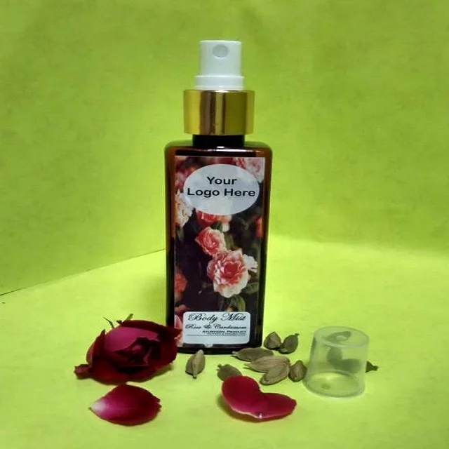 100% Herbal Rose Water Facial Tonic Mist Spray for Custom