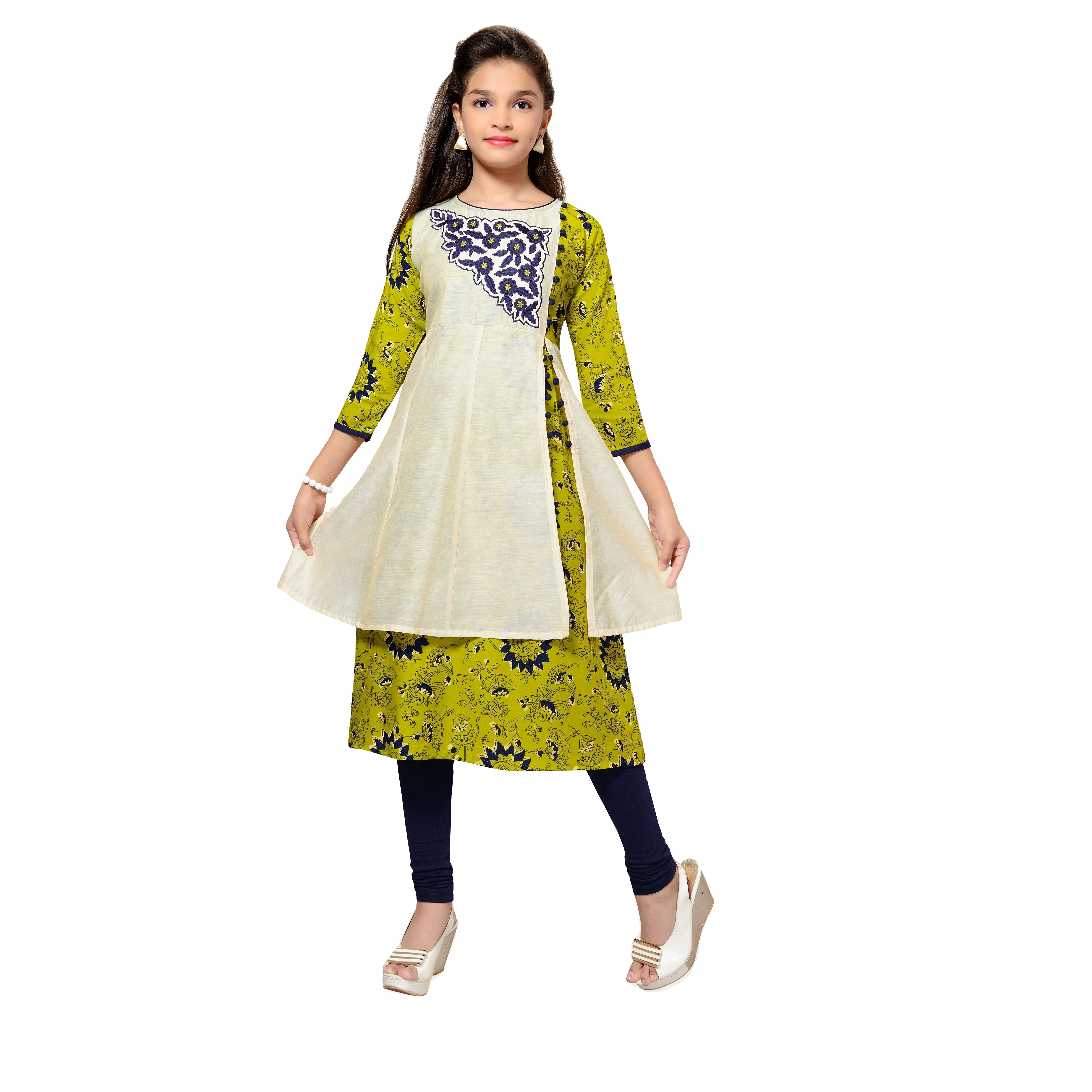 simple girls kurti