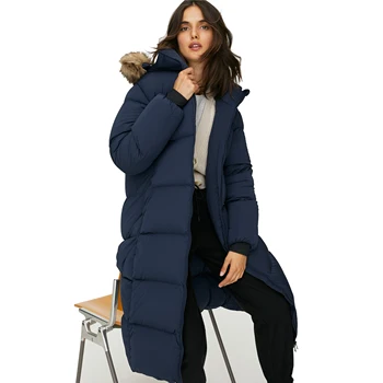 Women's Fashion Design Female Long Winter Coat Puffer Duck Down Coat For Ladies Jackets Manufacture Professional