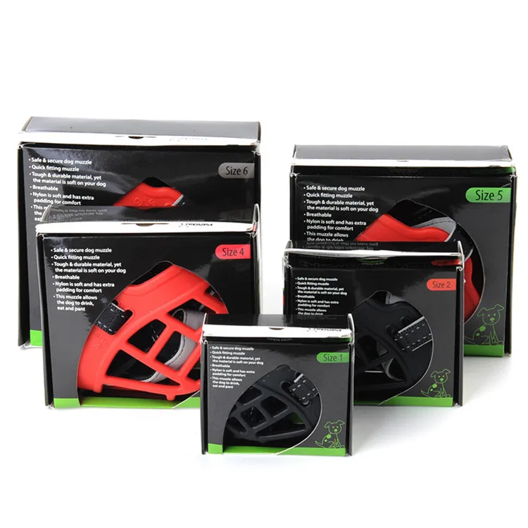 Мягкая силиконовая корзина против жевания и лая для