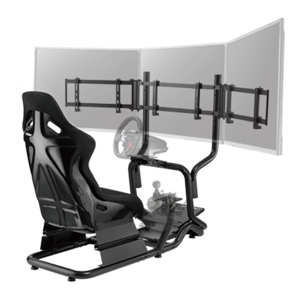 Lrs07 Racing Car Seat Simulation Portable Game Driving Simulator Chair ...