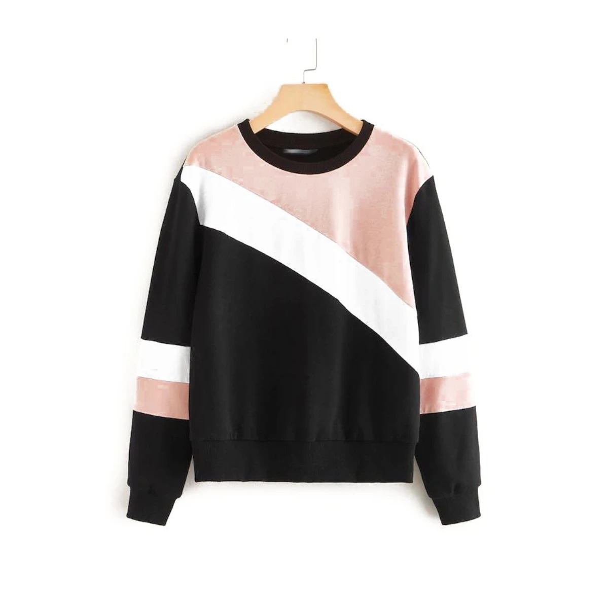 Felpa Girocollo Girocollo Manica Lunga Colore Puro Abiti Di Classe Cerchio  In Cotone Personalizzato Giacca Sottile Logo Personalizzato Abiti Da Lavoro  - Buy Felpe Con Cappuccio In Bianco Nero Stampato Unisex 100%