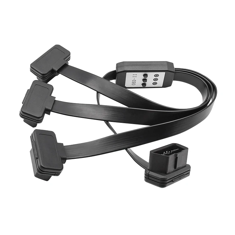 OBDII 16Pin Male to Molex3.0 12Pin  Flat OBD Molex 12P Cable for OBD2 Fault Code Reading