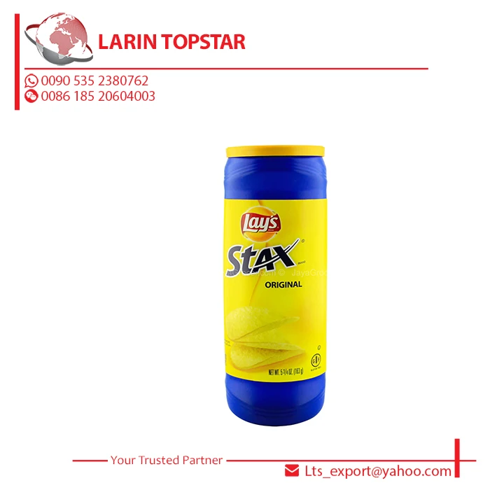 Lay S Stax Original Potato Crisps 156g