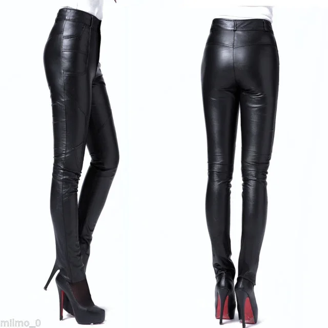 black leather motorcycle pants mens