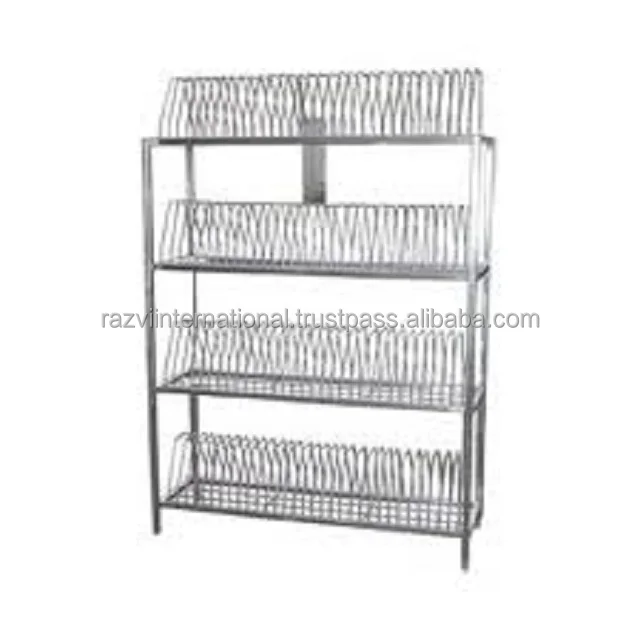 Handmade tall Stainless steel Plate rack Alibaba