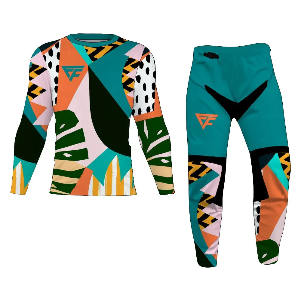 Костюм для мотокросса, выполненный на заказ, штаны и Джерси MX Gear Racing 2021