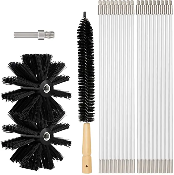 2 Pieces Dryer Vent Cleaning Kit Lint Brush Dryer Vent Cleaner Kit Cleaning  Long
