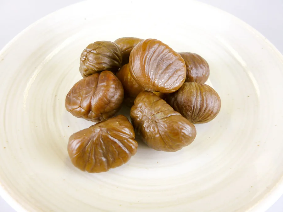Tasty Peeled Roasted Chestnuts 50g, View peeled chestnuts, OKASAN Product  Details from TENDAI CO.,LTD. on Alibaba.com