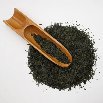 Flavorful and aromatic Japanese organic sencha green tea with reasonable price sample free