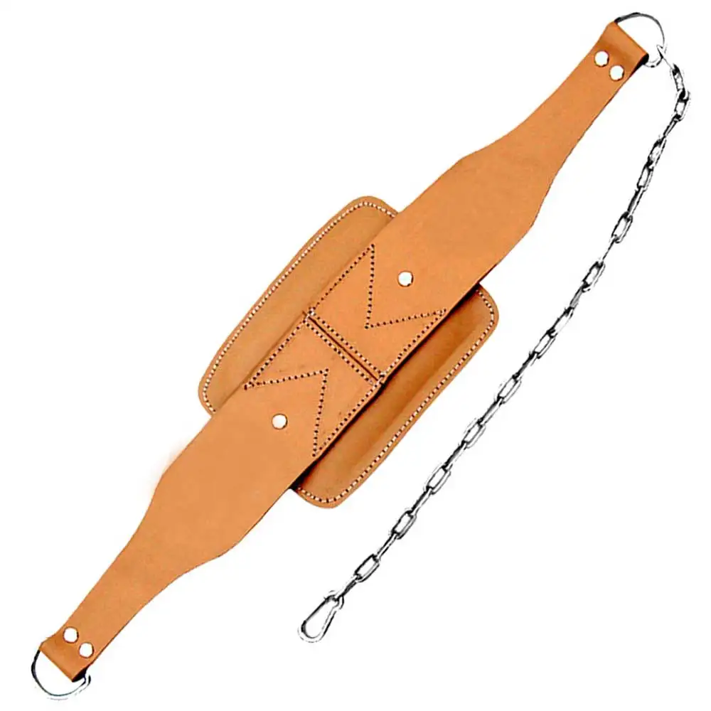 thumbnail image 2 of Sportsmith Leather Dip Belt With Chain – Heavy Duty For Weight Lifting, 95 Lb Capacity 2 of 2
