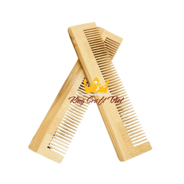 Высококачественная 100% натуральная бамбуковая биоразлагаемая расческа многоразовая Расческа для веганов от Вьетнама FBA Amazon