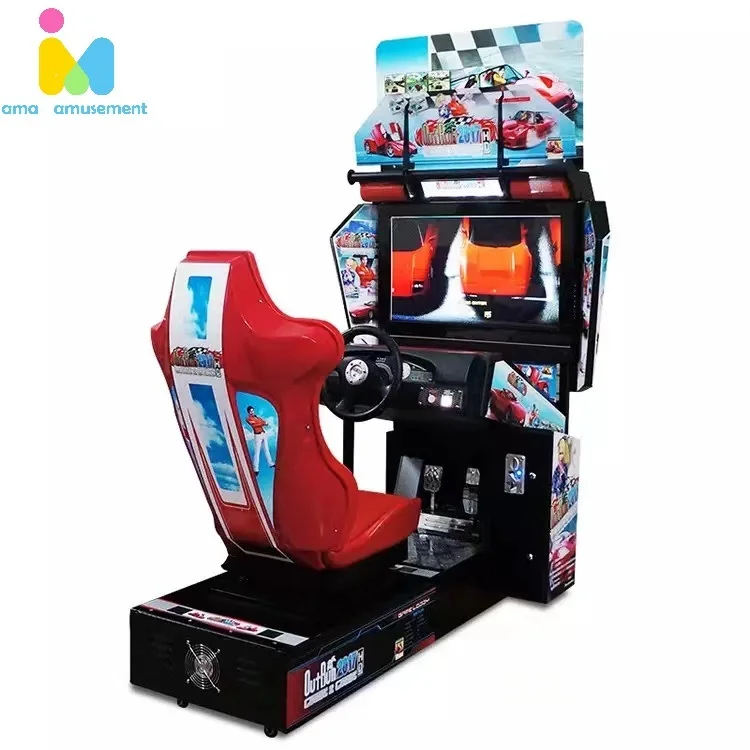 32インチカーレースゲーム機コイン式アーケードレース