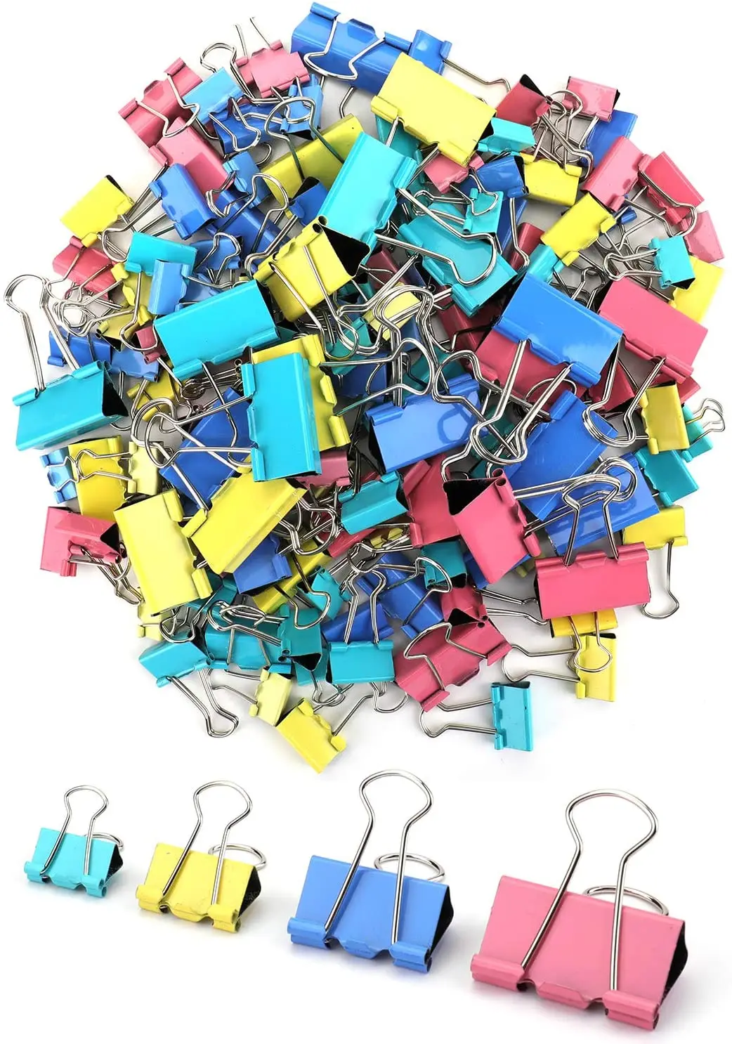 Самые популярные в Японии высококачественные разноцветные Зажимы для бумаги 25 мм 1 дюйм 12