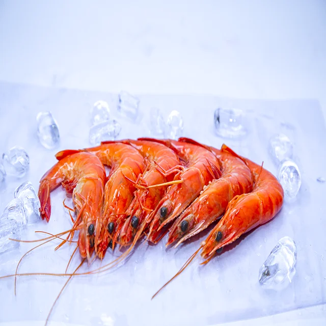 Черная Тигровая креветка готовая голова на