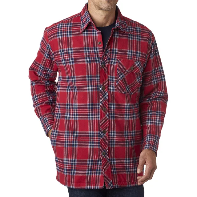 Cotton Flannel Plaid Shirt Wholesale 