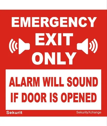 New Arrival Home Security System with Inbuilt Flasher Buzzer Exit Stopper Operated Keyswitch Password Fire Scare Alarm