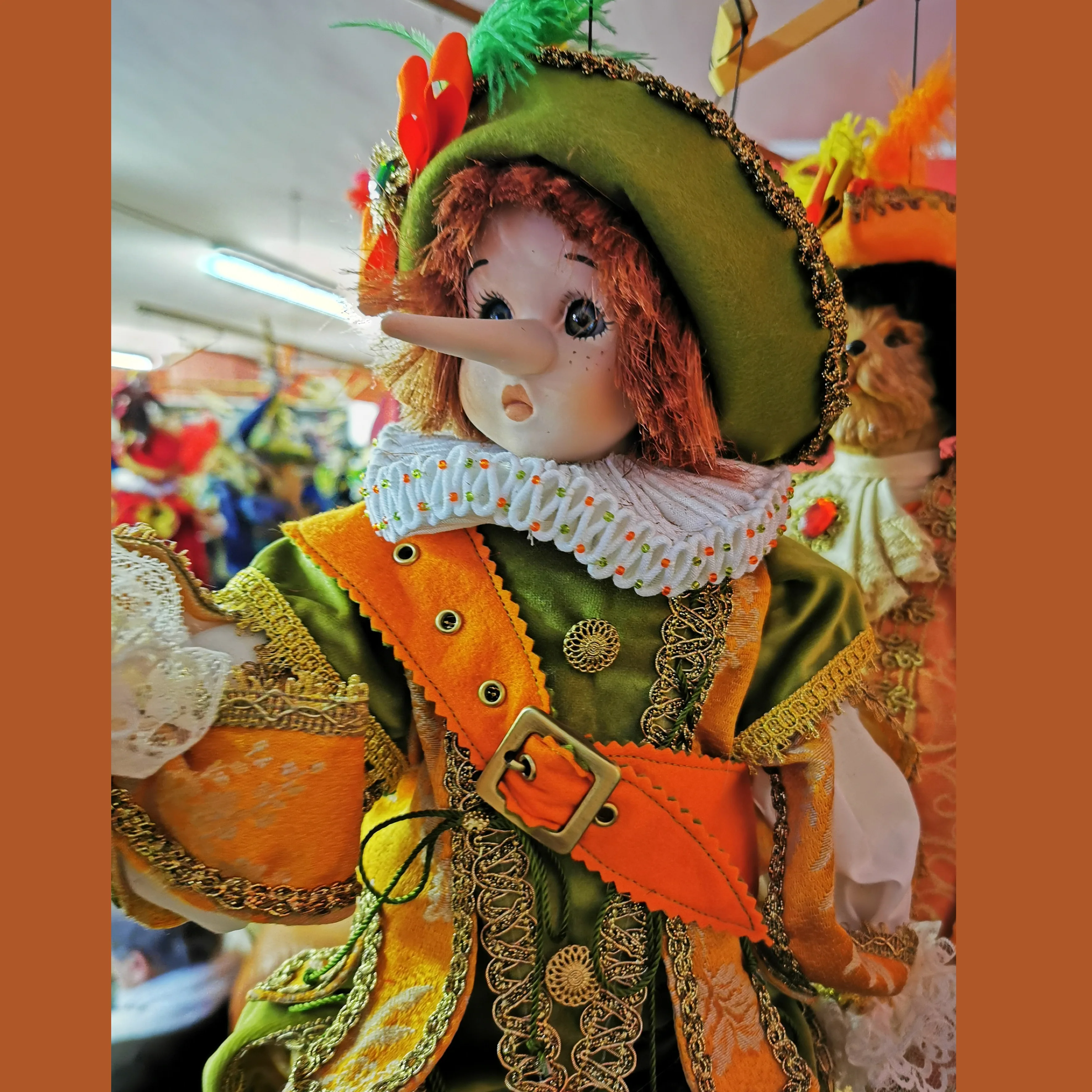 pinocchio porcelain doll