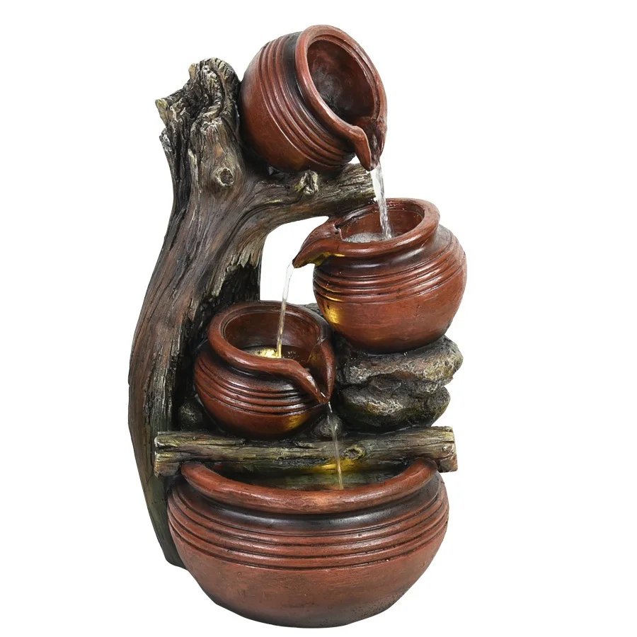 Solar Fountains with Battery Backup
