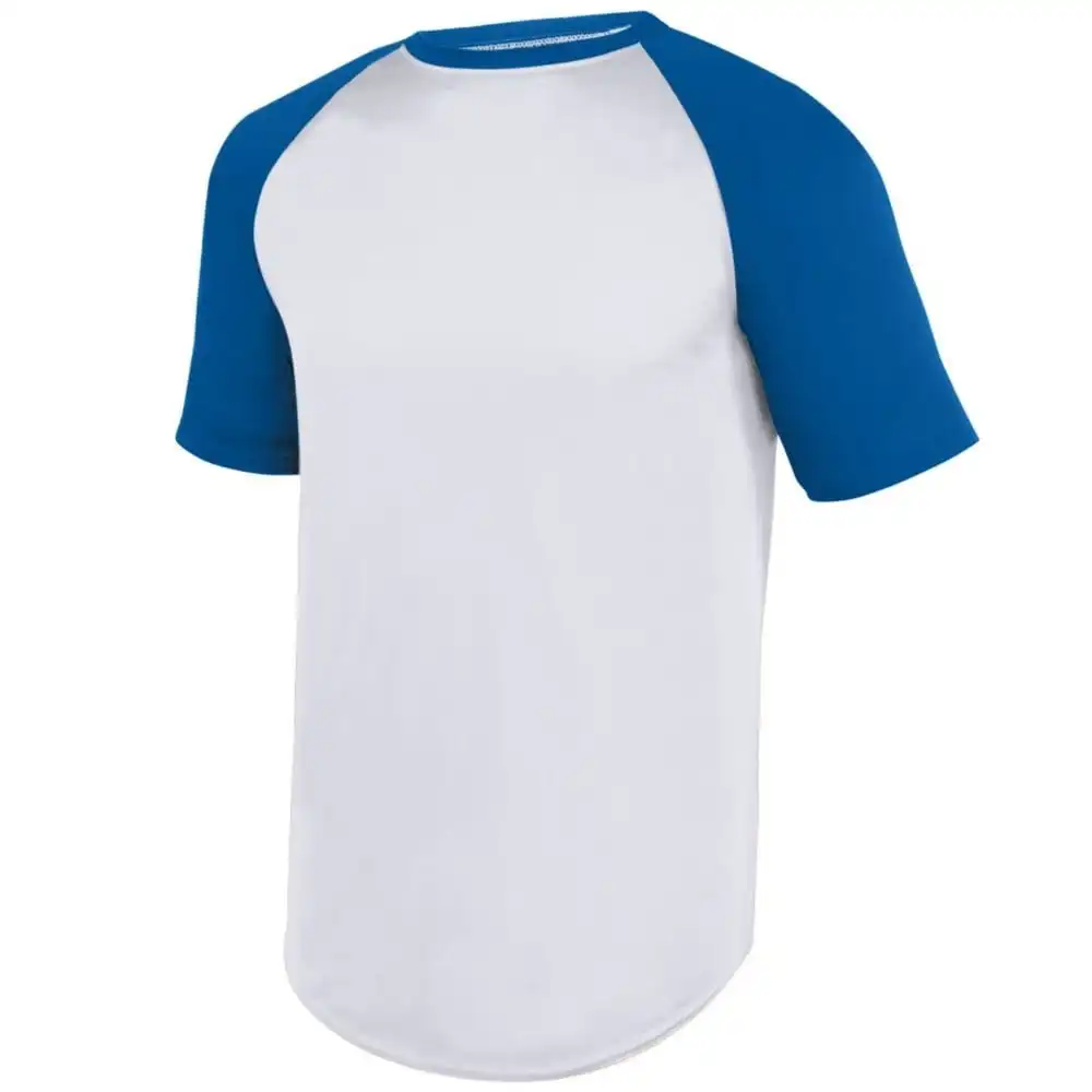 Short Sleeve Baseball Raglan Tee L / Natural/Scarab