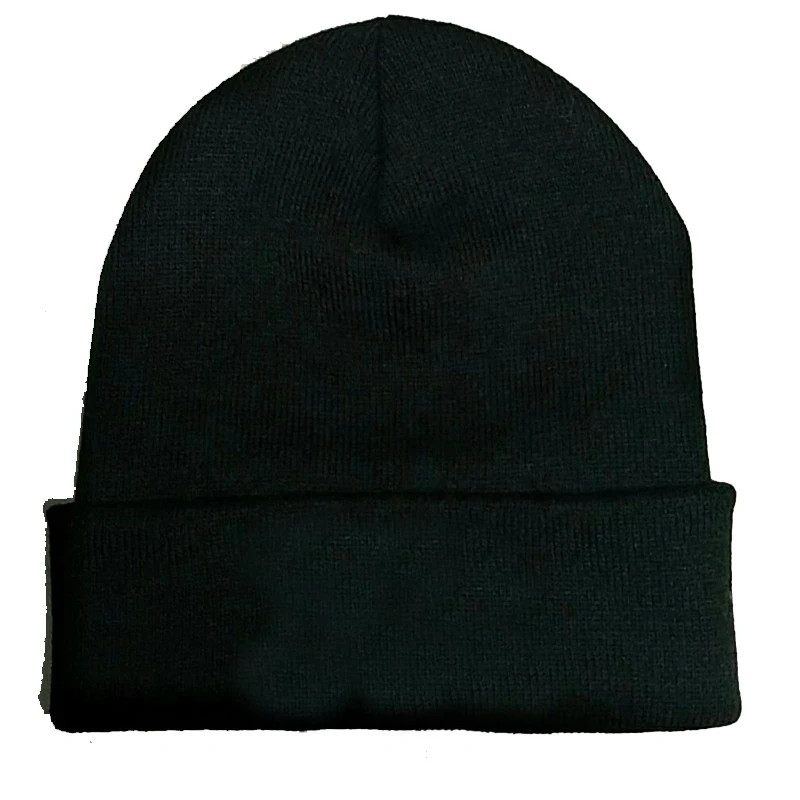 plain black beanies wholesale