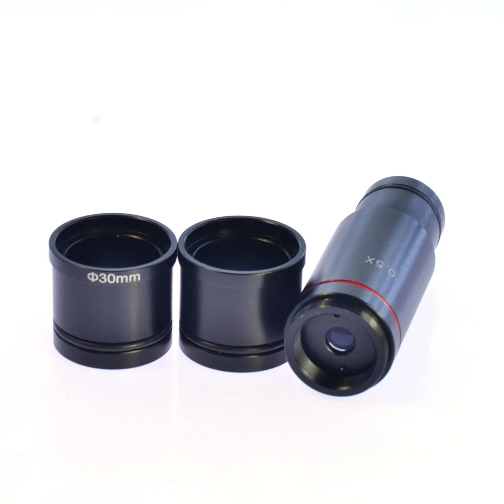 25mm for Electronic Eyepiece Microscope Use CCD Camera Microscope Accessory 0.5X C Mount 0.5X Microscope Adapter Lens C Mount Microscope Adapter 