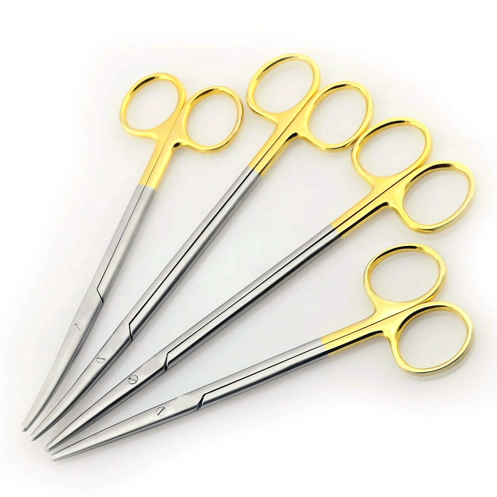 20cm Curved Tonsil Scissor Tungsten Carbide Inserts Passivated