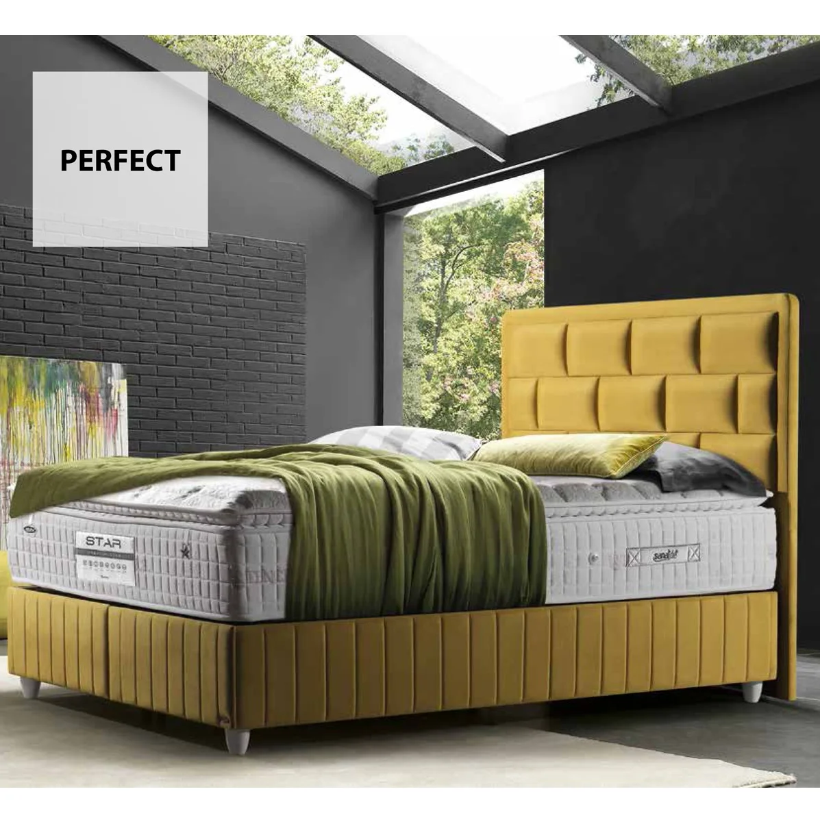 Мебель для дома отеля спальни оттоманка кровать с хранилищем подставка кровати скамейка матрас в рулоне вакуумная