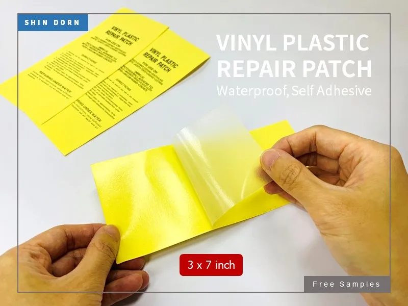 2 Sätze PVC Repair Patch Adhesive Waterproof Repair Kit für Schlauchboot 