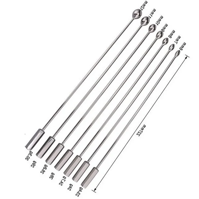 Female Urethral Sounds Set 7 Pcs