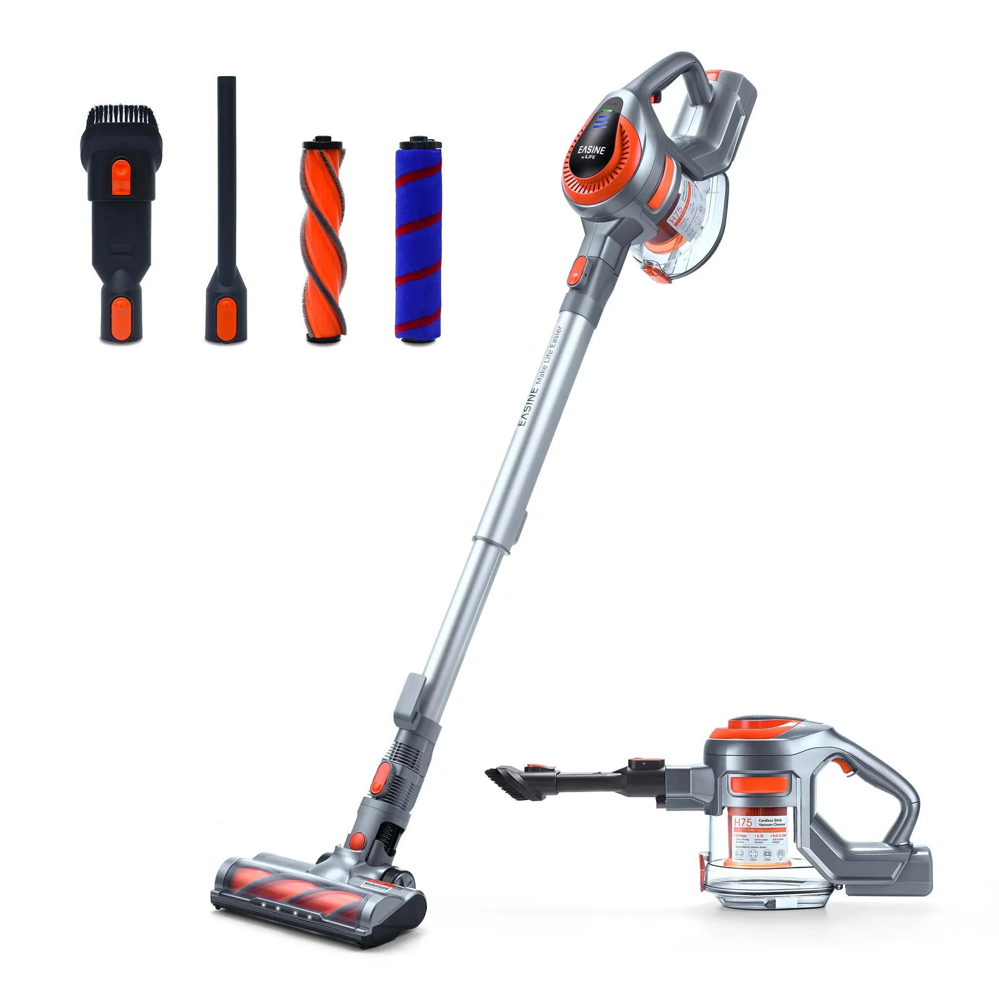 Ilife H75 Cordless Stick Vacuum 22kpa 