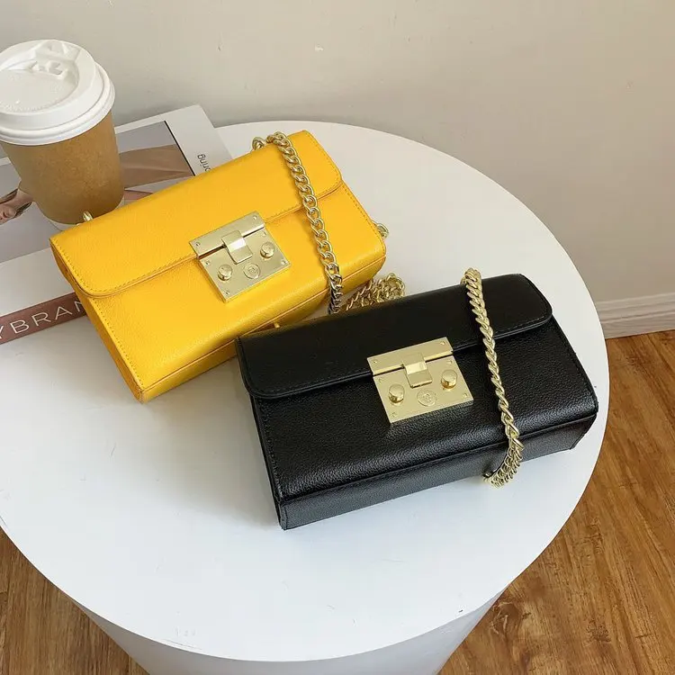lady single shoulder bag Fashion Design mini, purse metal chain