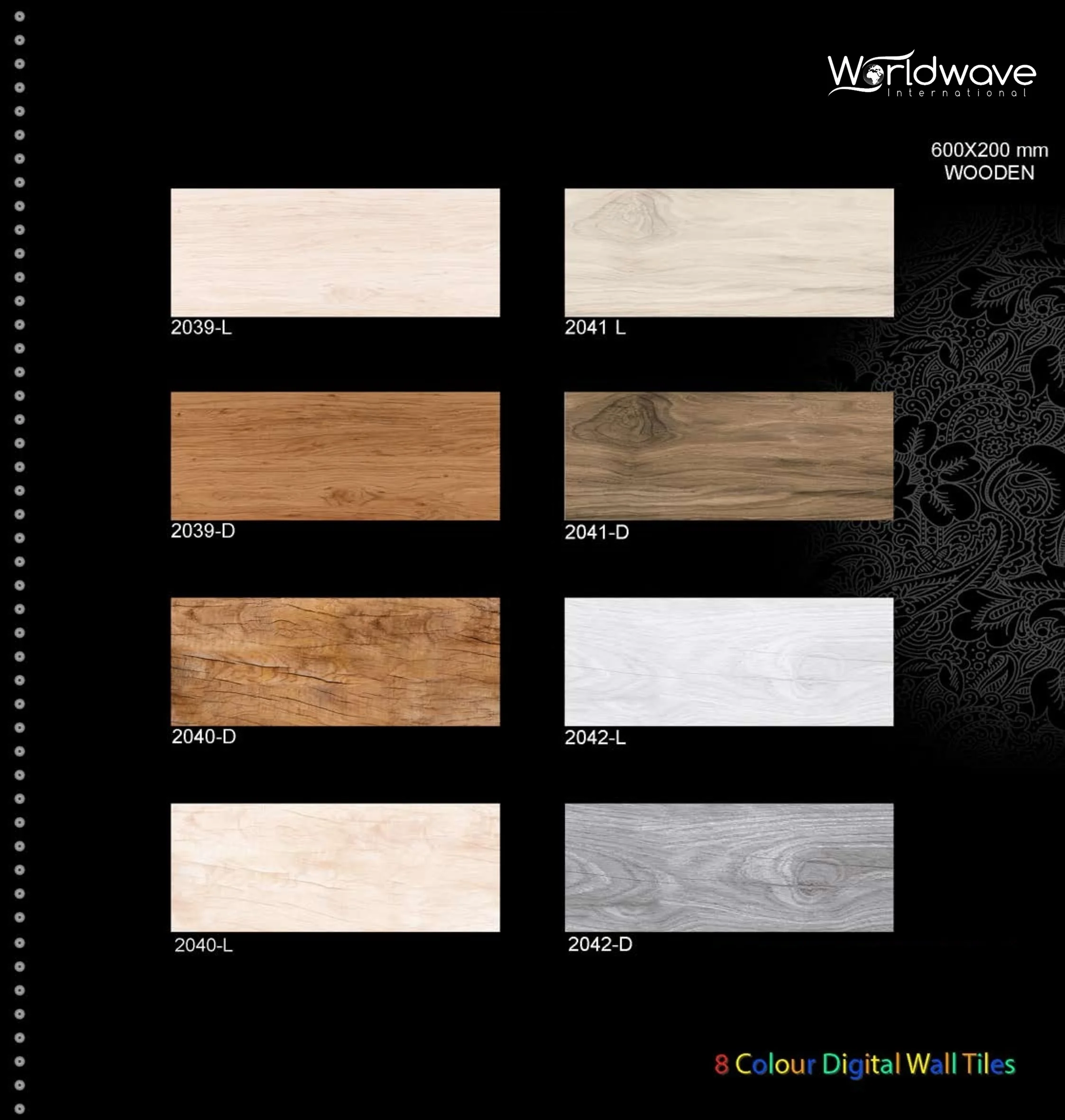 Ceramic Wall Wooden Tiles 20x60cm Elegant Wood-Effect Premium Wall Tiles Natural Wood Look 200x600mm Floor Tiles Latest