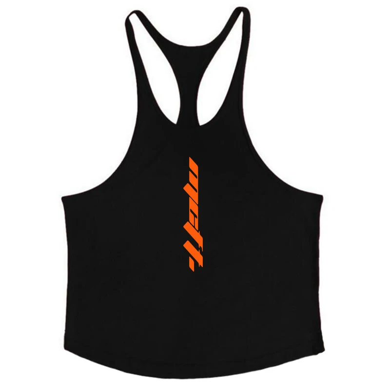 Custom Bodybuilding Stringer Tank Tops Mens Gym Singlets Cotton