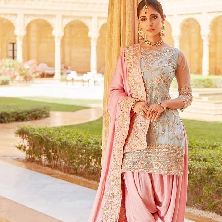 Details about Occasion Special Wedding Wear Indian Pakistani Designer Punjabi Patiyala Suits Details about Occasion Special Wedding Wear Indian Pakistani Designer Punjabi Patiyala Suits