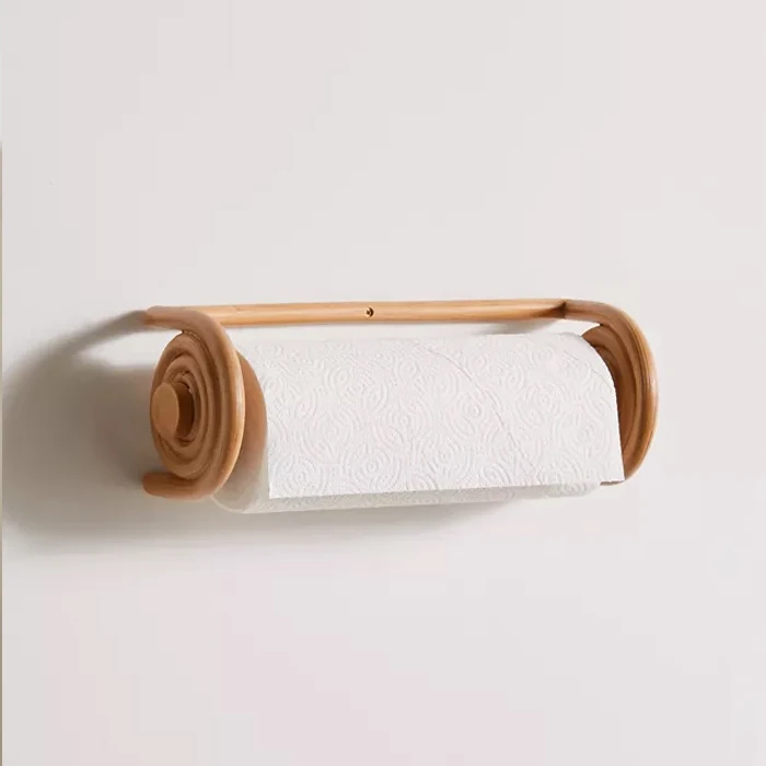 Rattan Toilet Paper holder Rattan Wall Paper Towel Holder for bathroom ...